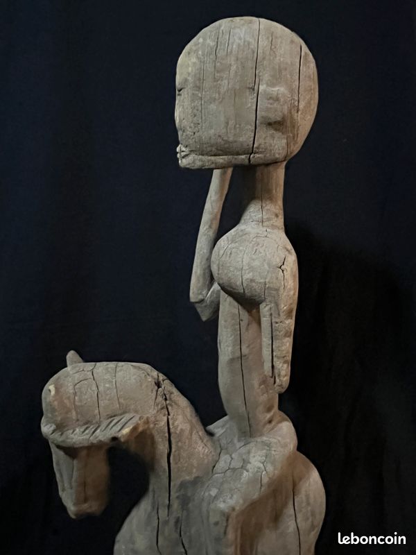 Statue équestre Dogon – Cavalier cérémoniel – Mali – Art tribal ...