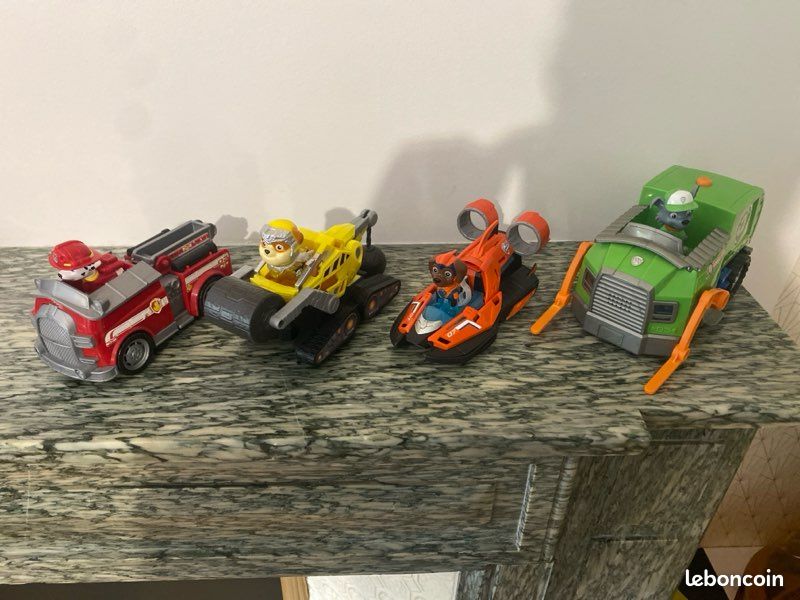 Véhicule Figurine Rocky Pat Patrouille - Camion Recyclage Avec Figurine, 80% Plastique Recyclé, Jouet 3 Ans+