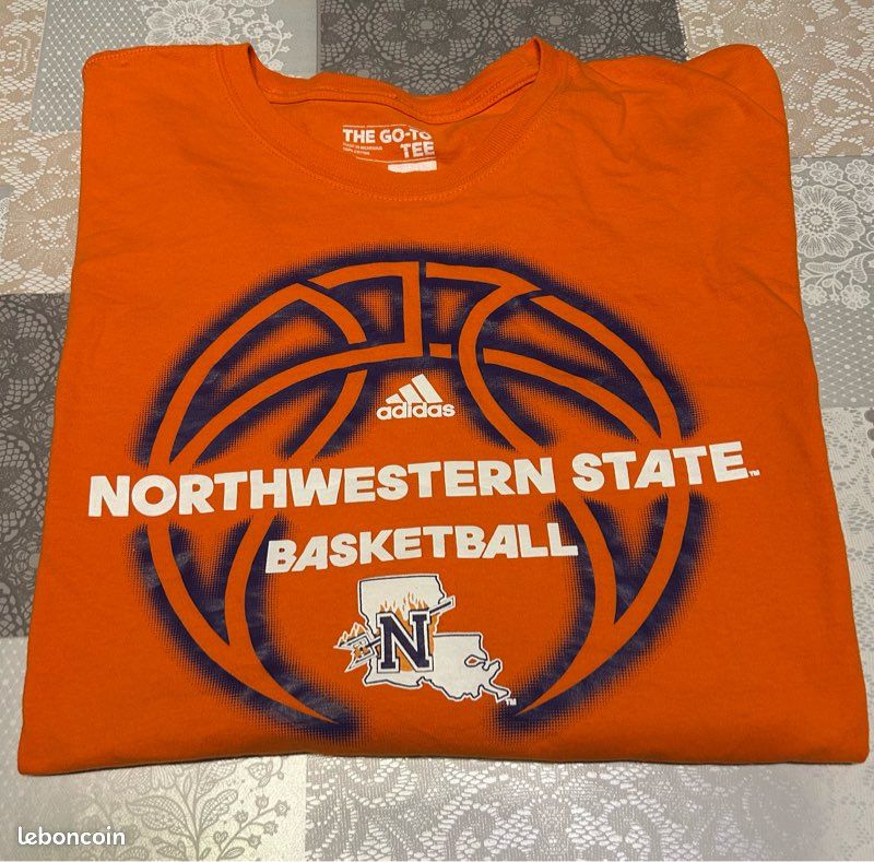 T-shirt Manches Longues Adidas Northwestern State Basketball - Taille XL (image 1)