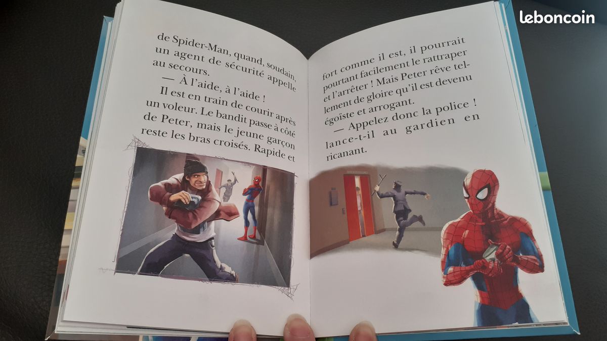 Livre bibliothèque verte marvel spider man un grand pouvoir (image 6)