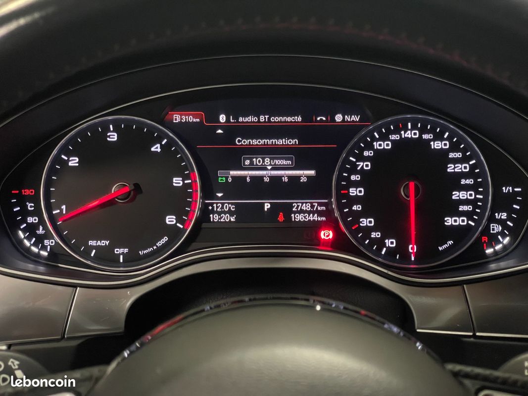 AUDI A6 V6 3.0 TDI 272 S Tronic 7 Quattro S line Avec Caméra De Recul + Radar Av/Ar + Bose + Bluetooth (image 38)