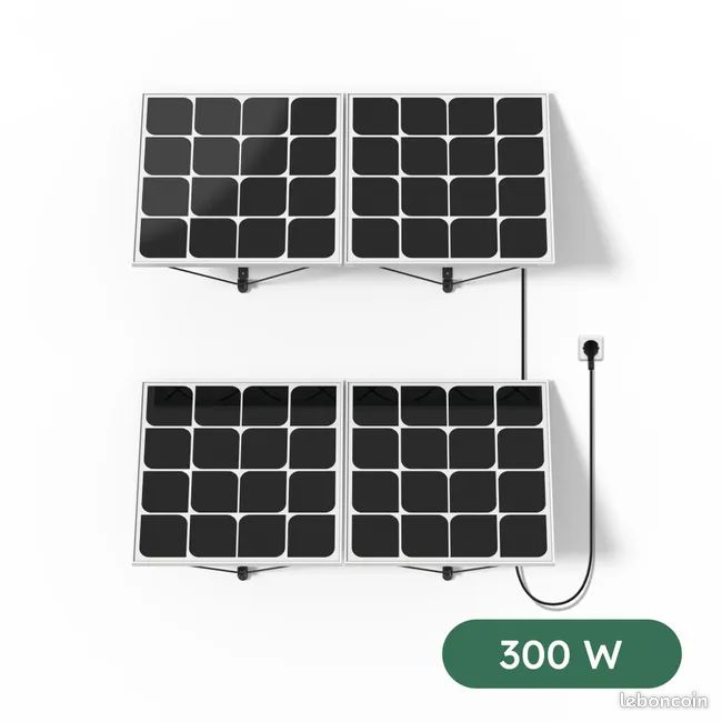 Panneau Solaire Beem Energy, kit de démarrage 300W, installation au mur (image 2)
