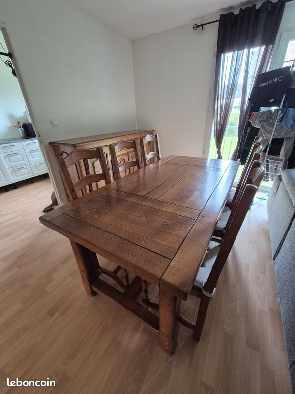 Salle a manger bois massif (image 3)