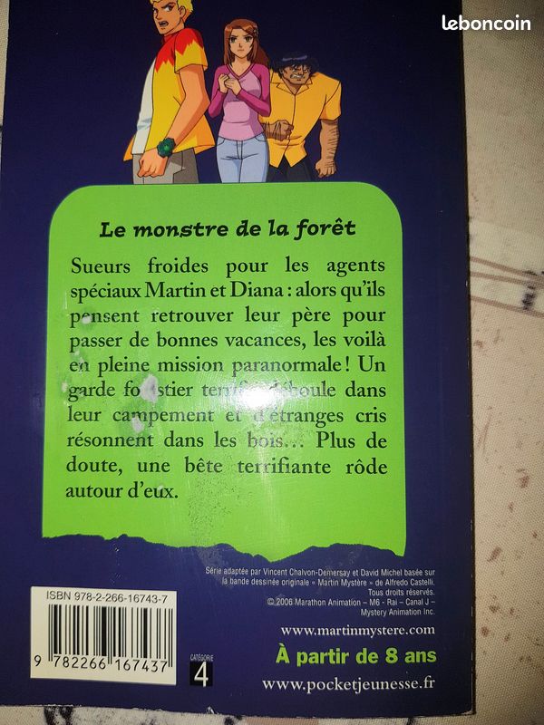 MARTIN MYSTERE - le monstre de la foret- des 8 ans (image 2)