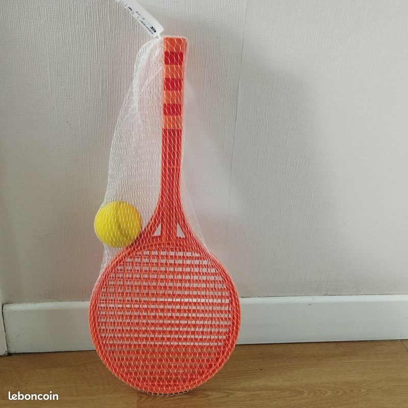 Set de Speed-badminton Action - 2 raquettes, volants, balle mousse, sac
