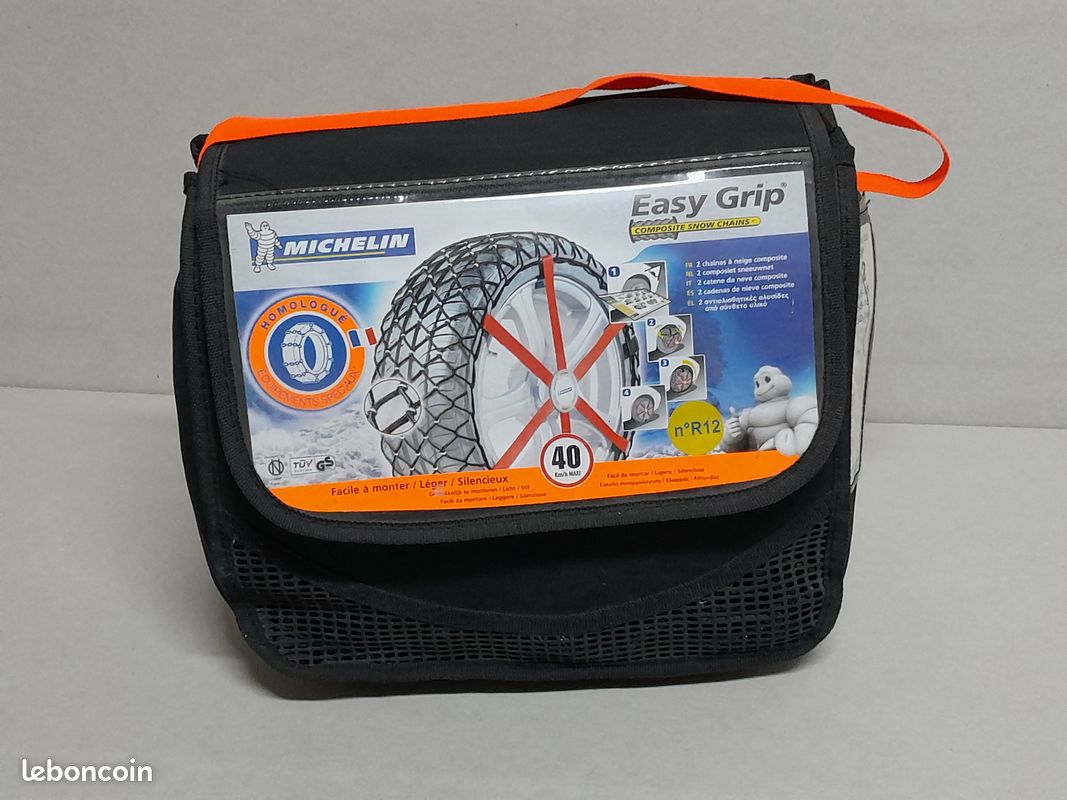 ② Chaîne à neige Michelin easy grip R12 montage simple — Chaînes