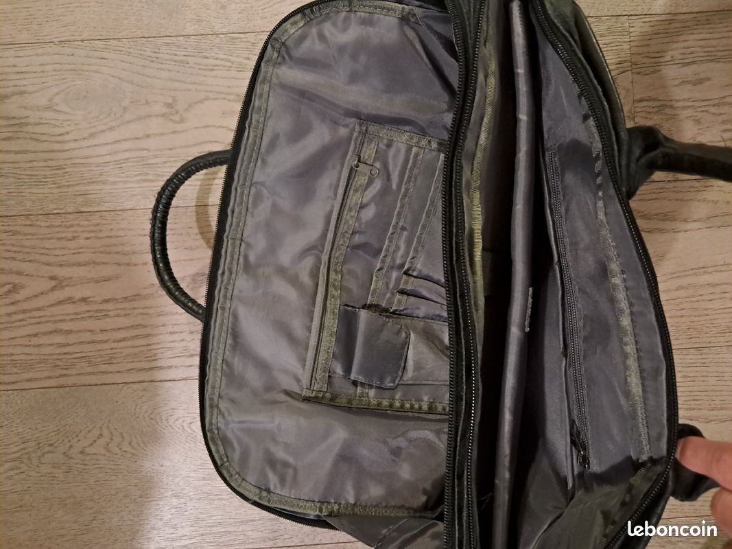 Sac / sacoche Adolfo Domingez cuir noir (image 6)
