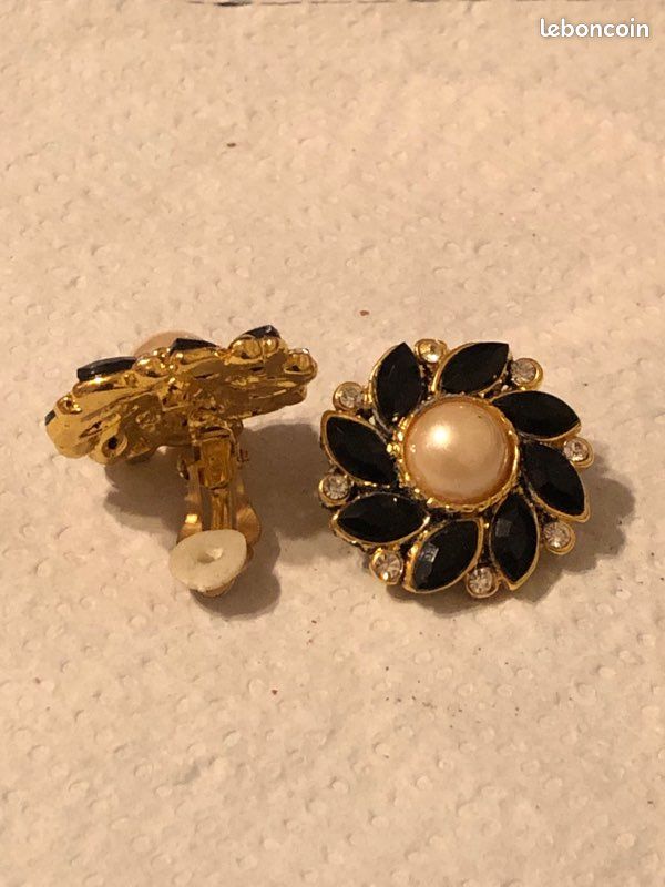 Boucles D'oreilles Vintage à Clipser - Diamètre 4 Cm - Lot De Superbes