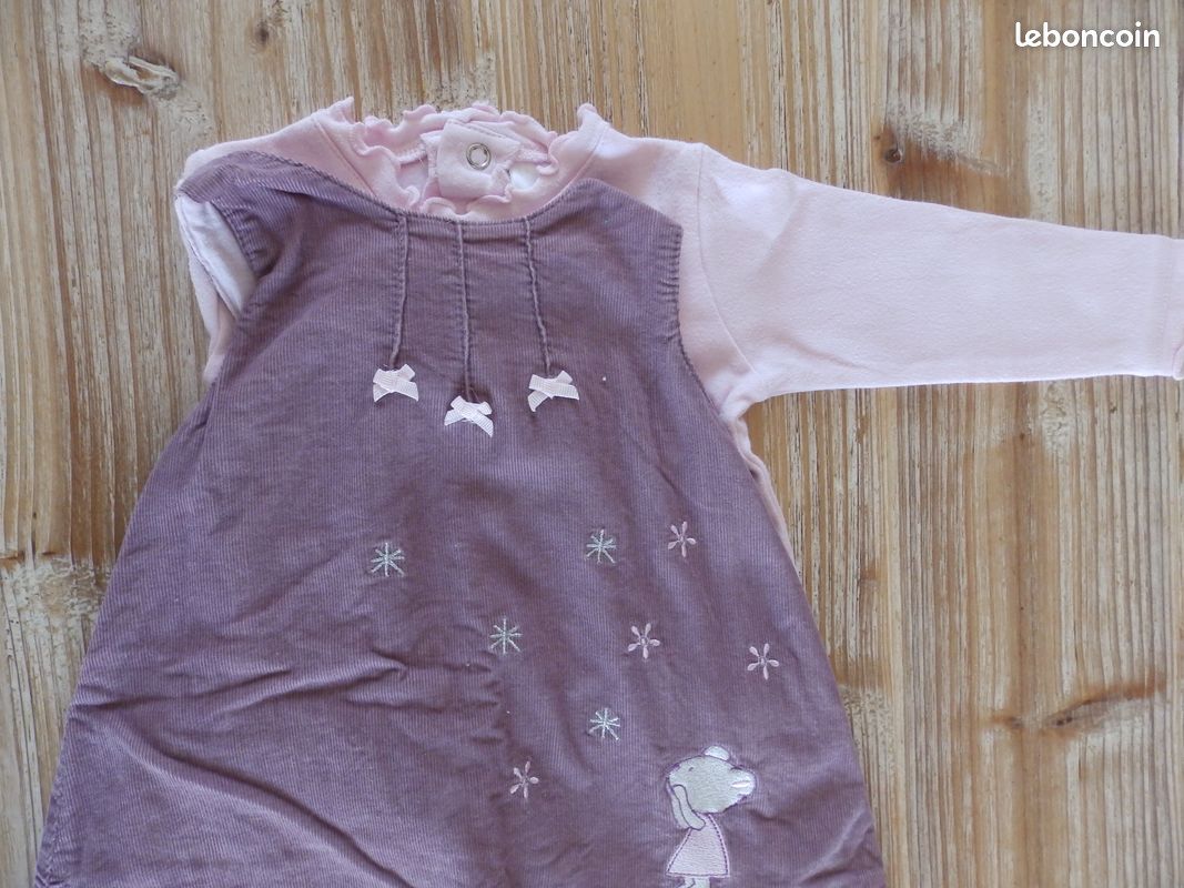 Ensemble robe + tee-shirt 2 pièces 12 mois (image 2)