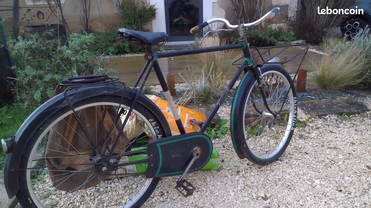 Vélo Vintage Velo Porteur Ancien Motobecane Velo Ancien Velo