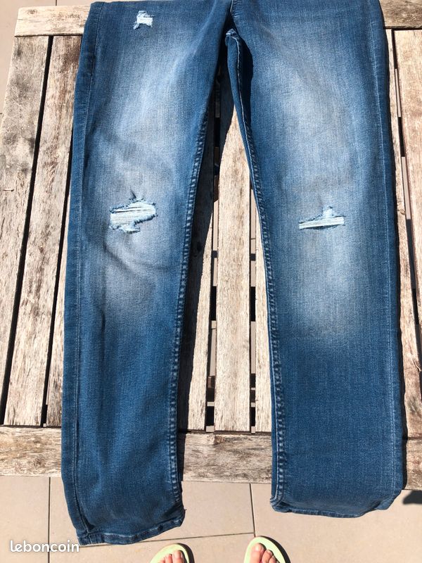 Salopette jeans 12 ans (image 3)