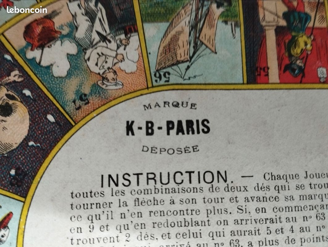 Oeuvre : Précisions - Jeu du Pas de l'Oie. / renouvelé des Boches