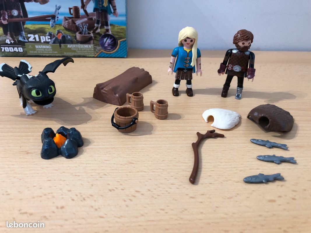 Harold Playmobil 70040 PLAYMOBIL DRAGONS 70040 Harold Et Astrid