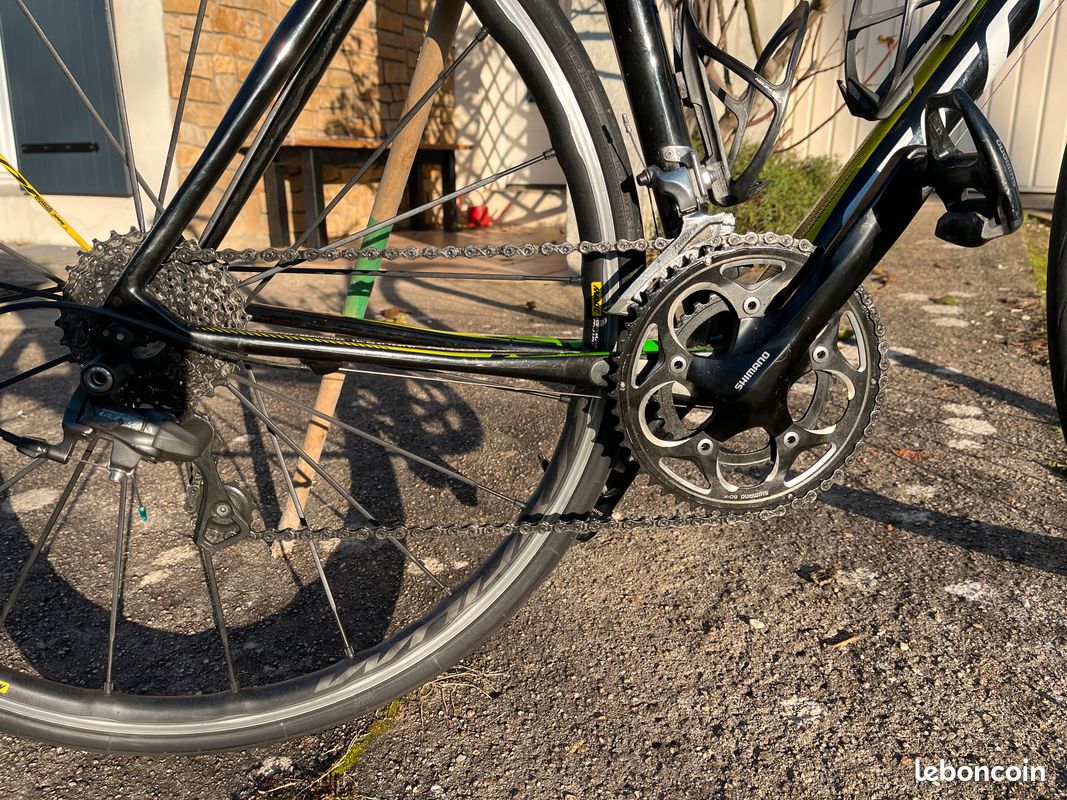 Vélo route carbone Scott CR1 roues Mavic Ksyrium (image 3)