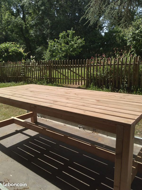 Table de ferme - jardin (image 7)