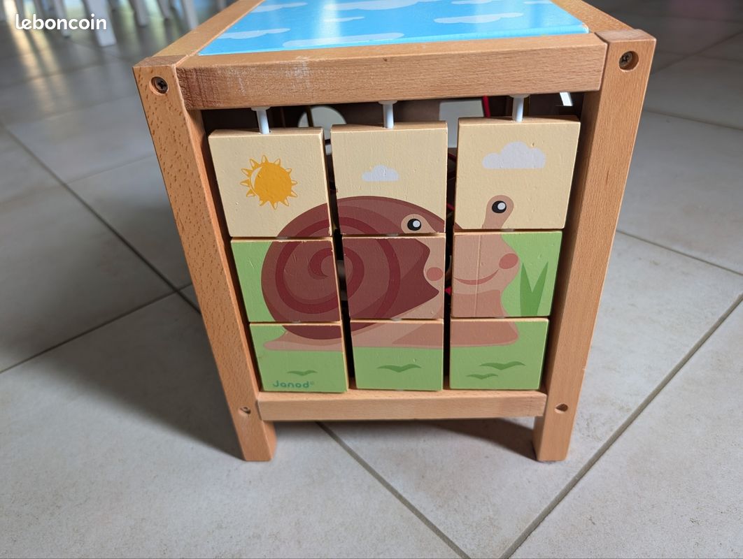 Cube multi-activites en bois - janod (image 3)