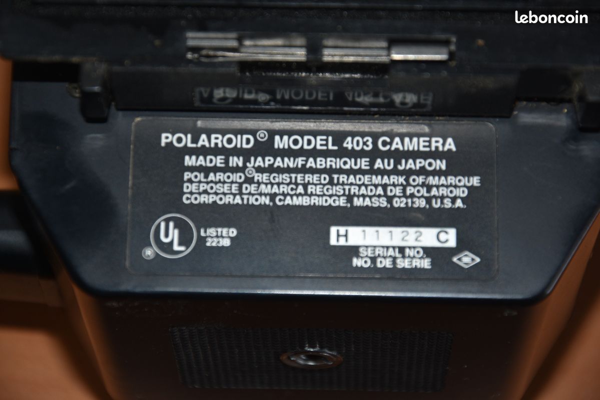 Polaroid Miniportrait 403 Collection appareils photo anciens par Sylvain Halgand