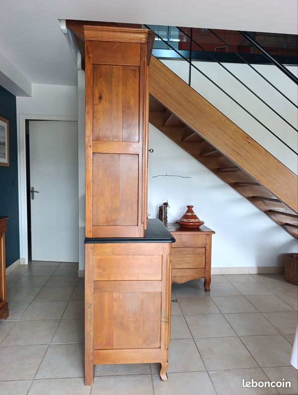 Meuble argentier en 2 parties -vitrine et meuble bas (image 2)