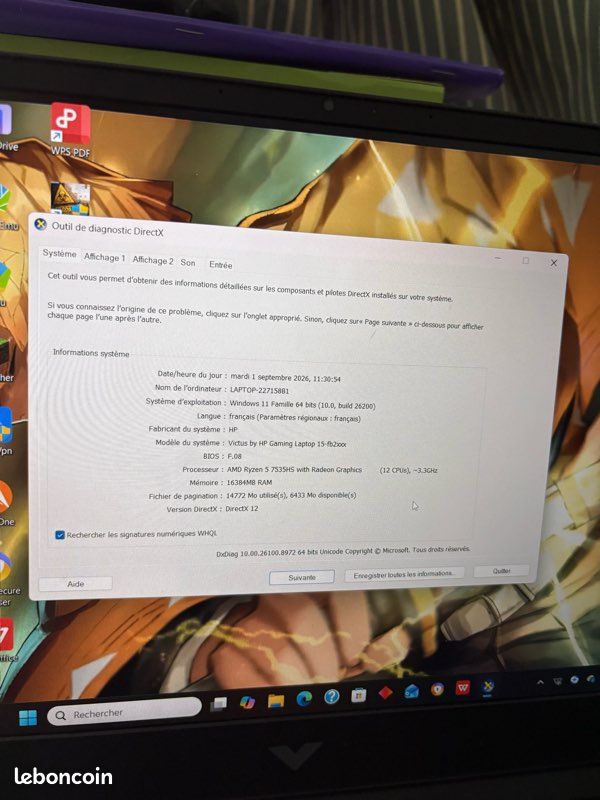 Pc Victus gaming (image 1)
