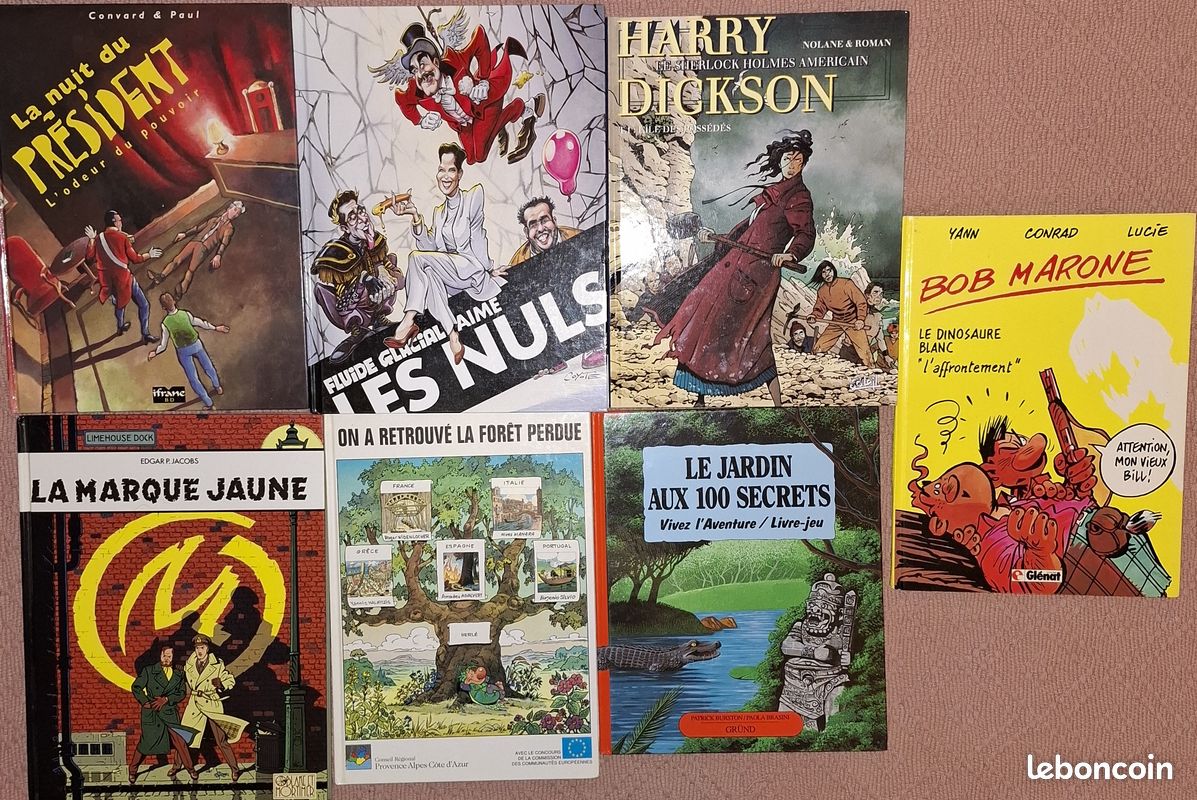 Lot de 7 bd Excellent état (comme neuves) (image 1)