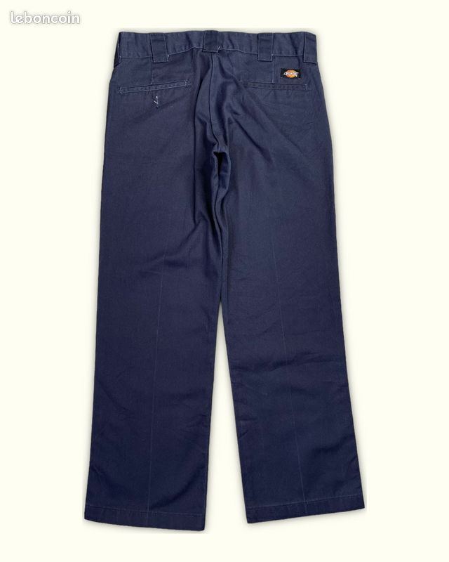 Chinos Homme Dickies W34 L30 Bleu marine Coton Très bon état Regular Normal Uni (image 1)
