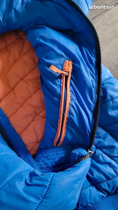 Isobaa Veste Merino Wool Homme (Bleu Marine/Orange