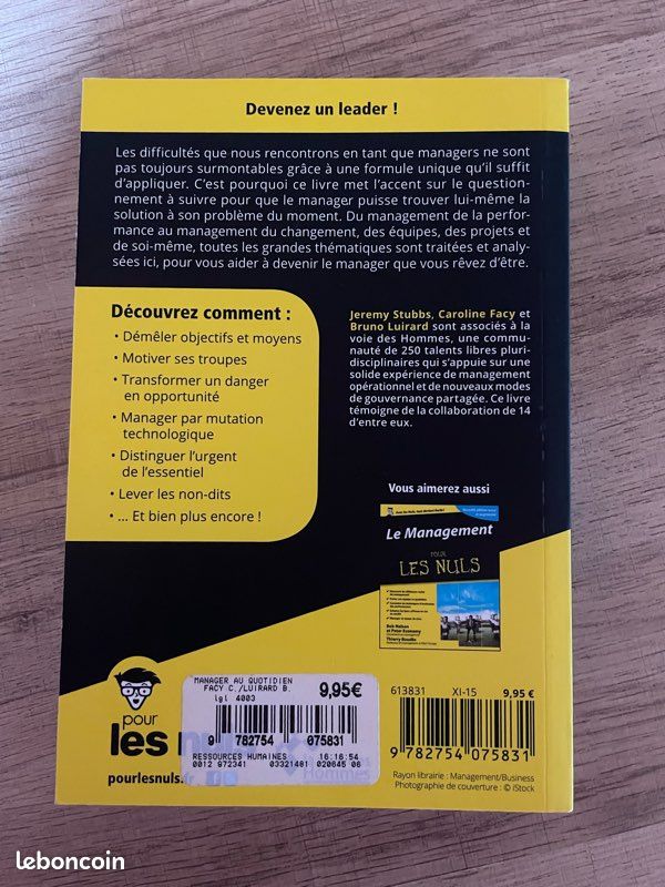 Livre manager au quotidien pour les nuls (image 2)