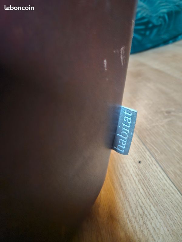 Fauteuil cuir HABITAT (image 5)