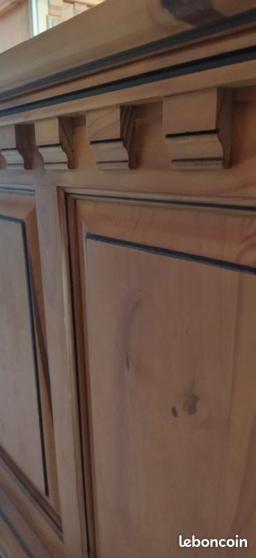Chambre complète en bois massif belle finition (image 2)