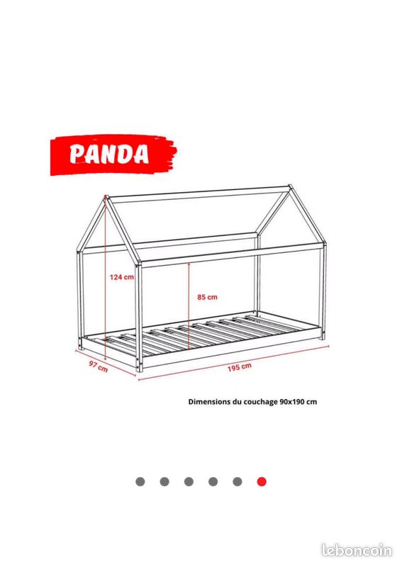 Mise en vente lit cabane (image 3)
