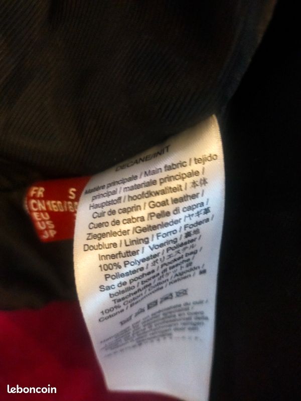 Blouson croûte de cuir comptoir des cotonniers (image 4)