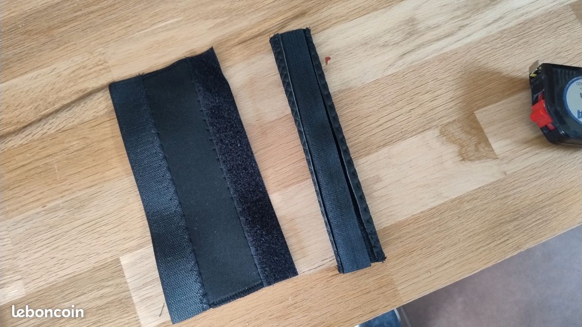 Paire de protège chaîne en neoprene pour tubes cadre de velo (image 3)