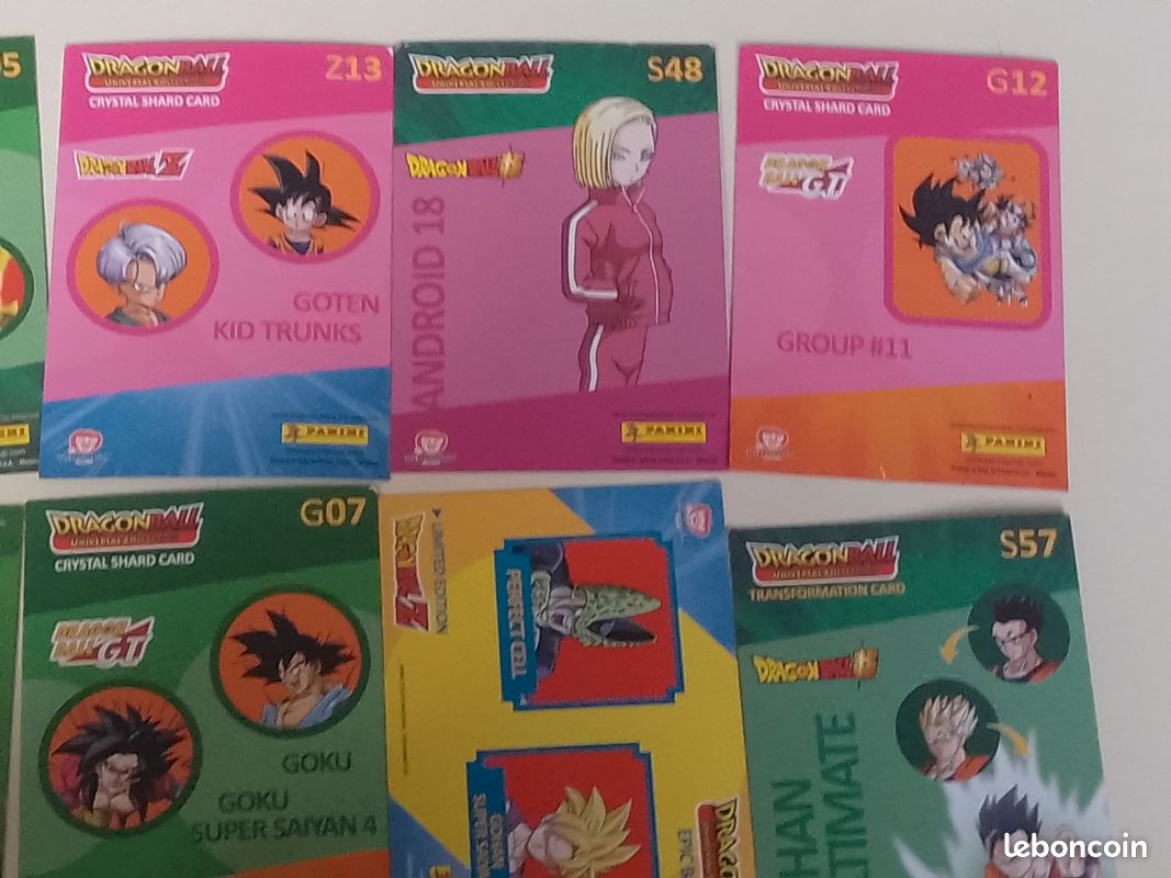 Bonjour vend carte Dragon ball Z édition illmité plus Dragon ball (image 3)