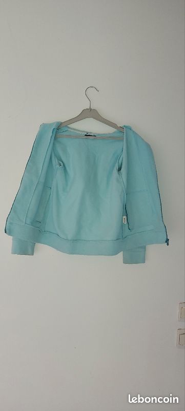 Veste polaire à capuche 10 ans tex mex (image 3)