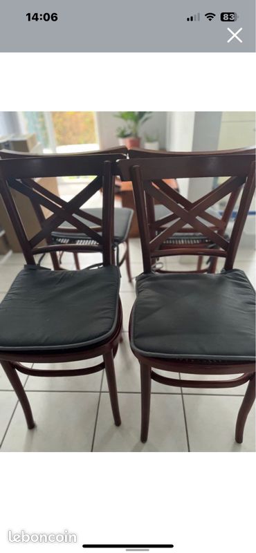 À vendre ensemble teck table à manger et chaises (image 5)