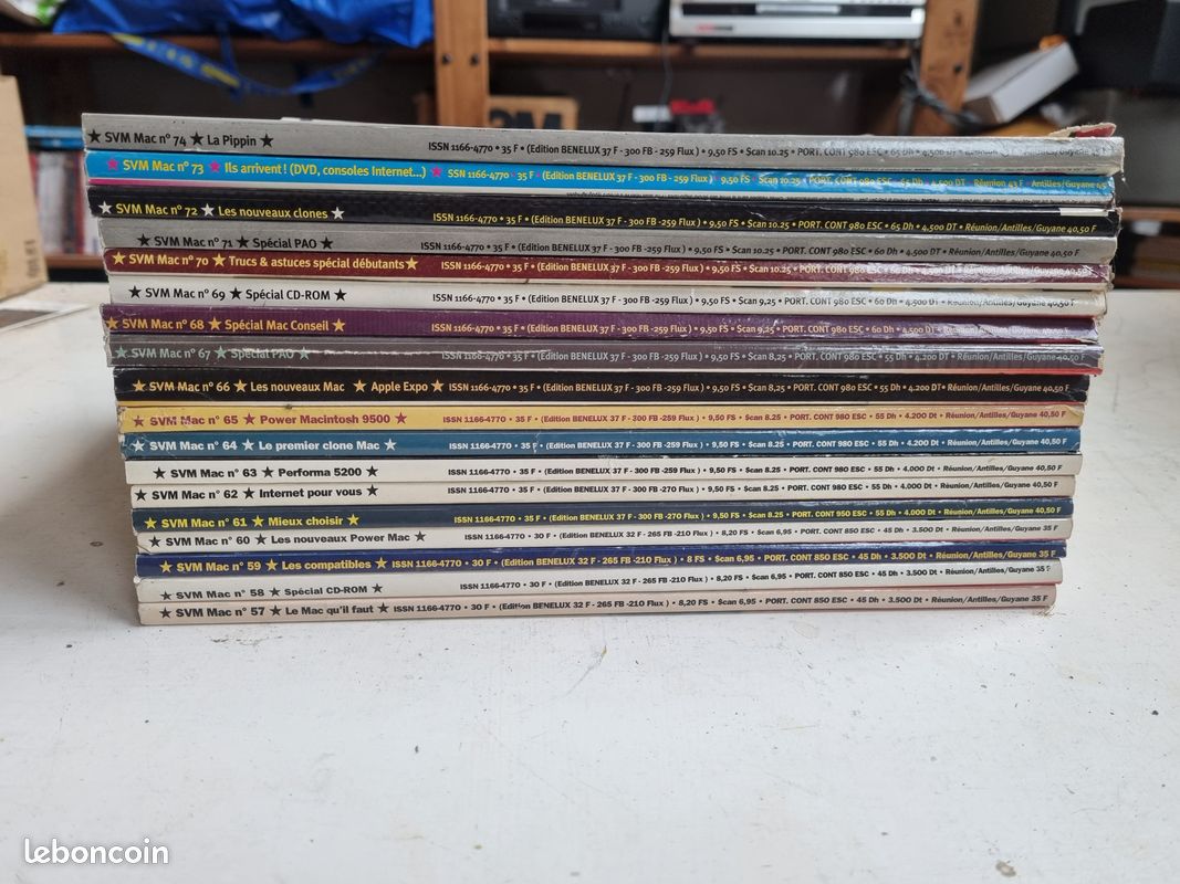 Lot SVM Mac (1995–1998) – 18 numéros – PowerMac, Clones, Pippin, Apple Expo (image 2)