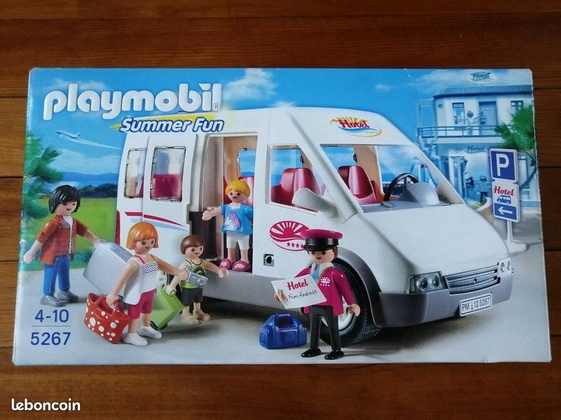 Bus Hotel Playmobil Complet avec Boîte Bus Hôtel Playmobile Complet avec Boîte (image 1)