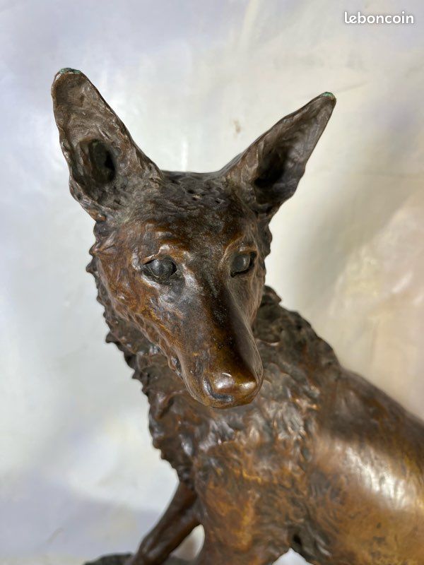 Marius saint bronze loup sculpture (image 11)