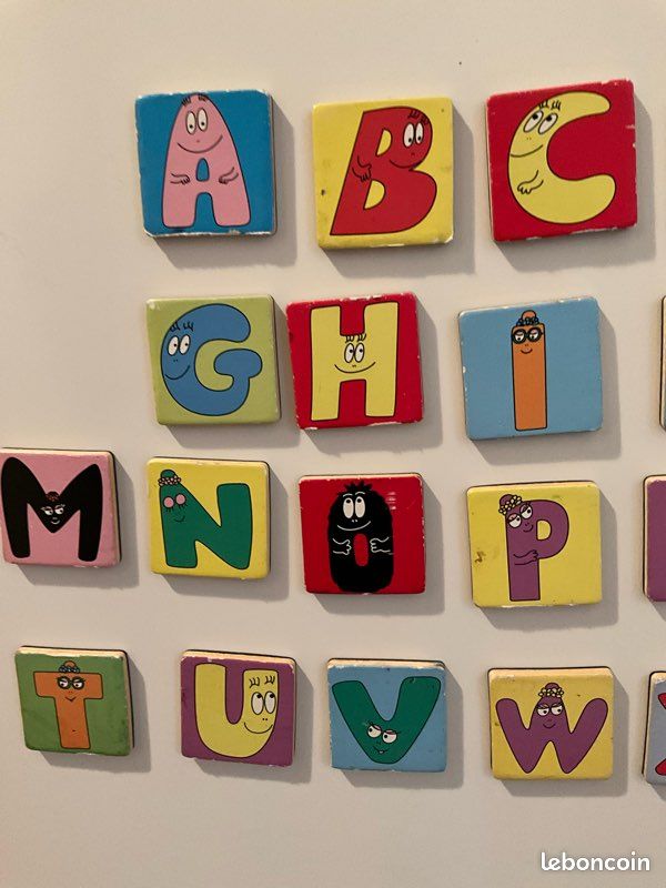 Alphabet magnétique des Barbapapa - Jeux & Jouets Alphabet magnétique des Barbapapa - Jeux & Jouets