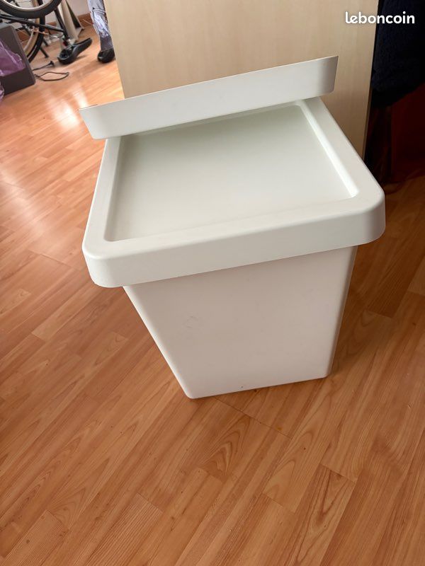 Bac IKEA Sortera Poubelle de tri Blanc 60l (image 4)