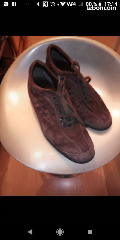 Basquettes Hogan en daim (image 2)