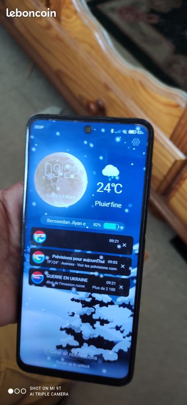Téléphone portable redmi note 9 pro (image 2)