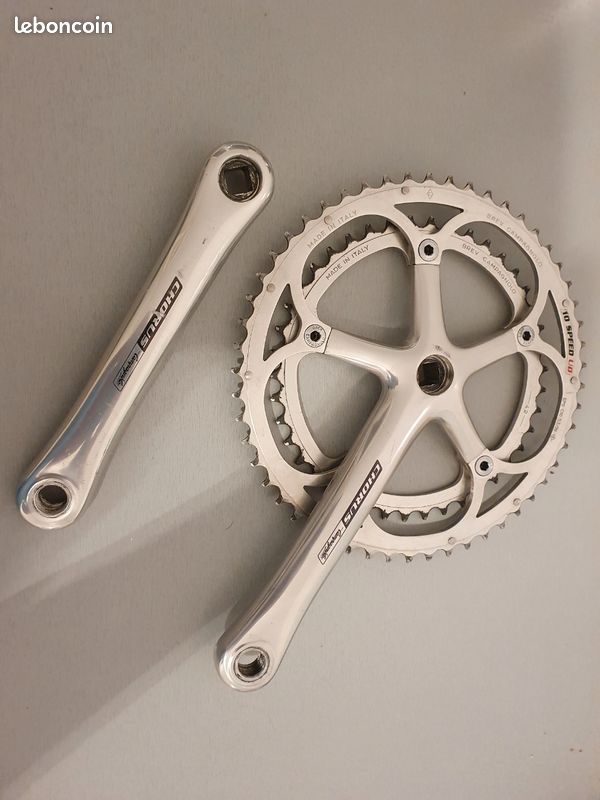 velo course ancien vintage , pédalier campagnolo record