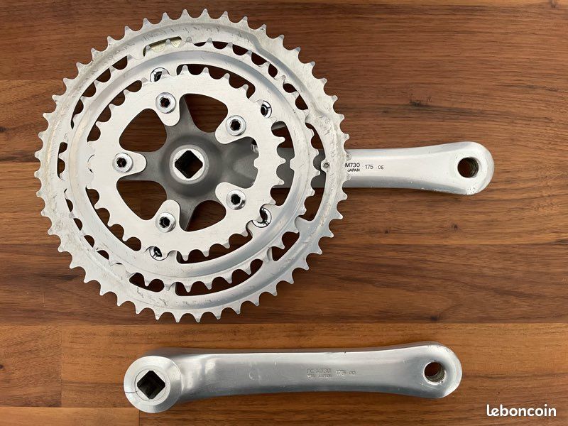Manivelle Shimano Deore XT 175mm Triple Plateau – Occasion Utilisée 2 Fois
