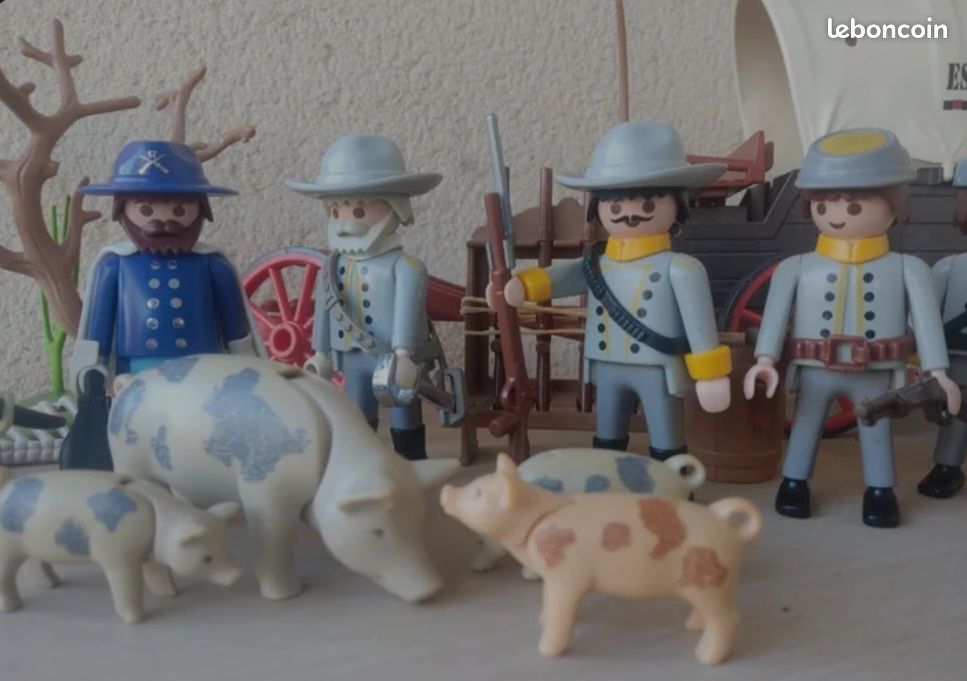Ceinturon Playmobil N°2 Western - Accessoire Vintage Pour Figurines Cow-boy, Occasion Bon état