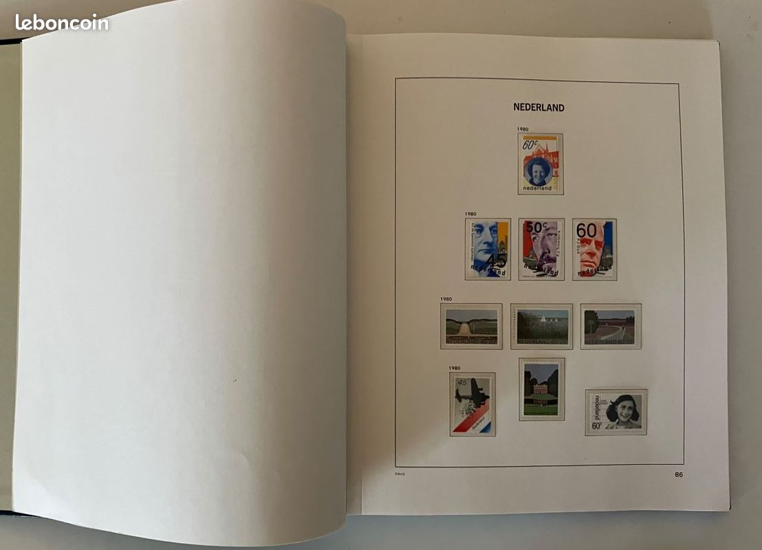 3 albums DAVO NEDERLAND avec timbres non oblitérés (PAYS BAS NETHERLANDS ) (image 4)