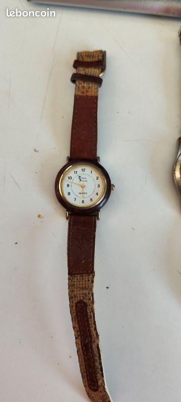 ANCIENNE MONTRE FEMME Cibel Bracelet Cuir
