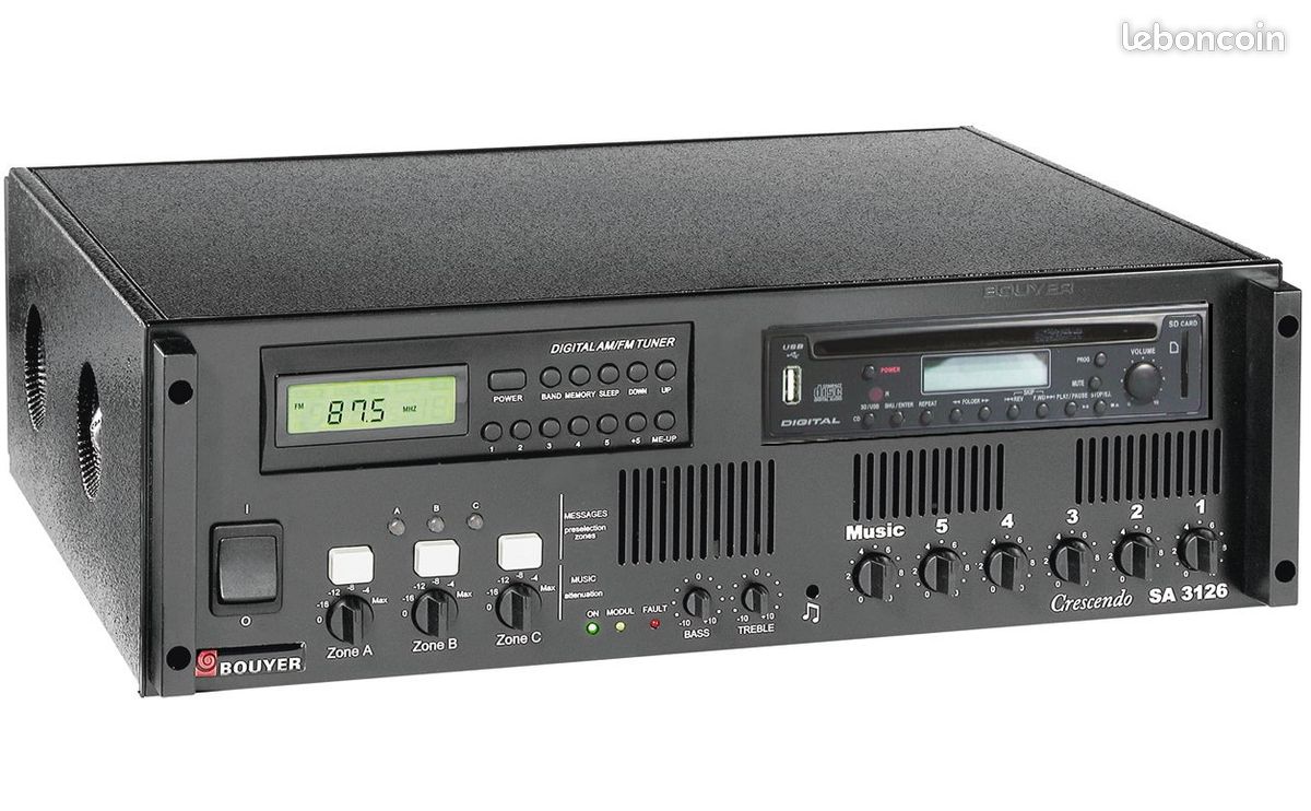Gigamedia PAM6120S3 Amplificateur mélangeur 6 zones 120W + source
