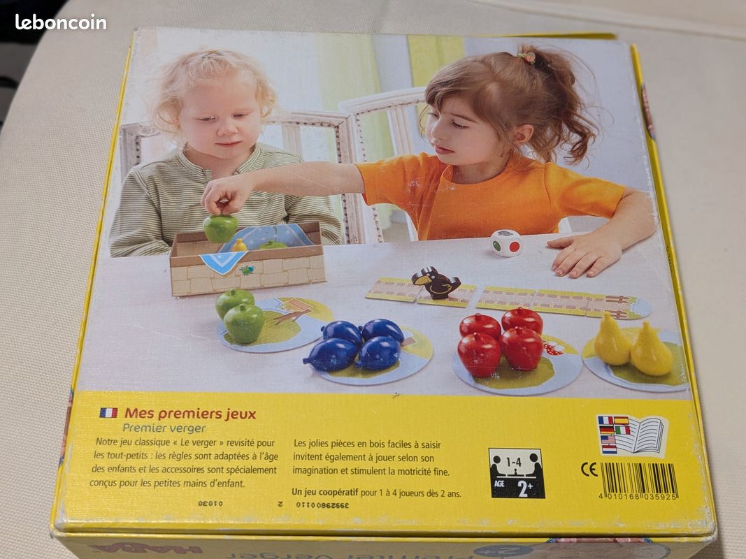 Jeu Premier Verger de HABA - Excellent état sauf la boîte :-) (image 2)