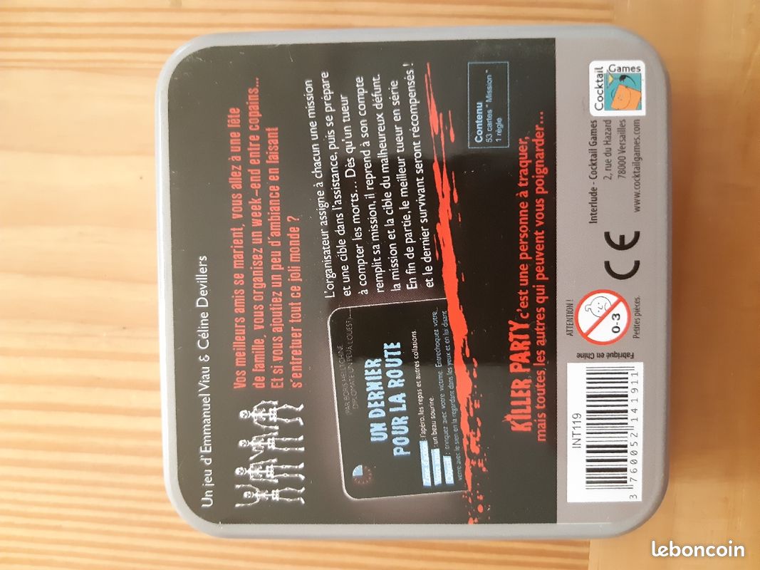 Jeu de société killer party (image 2)